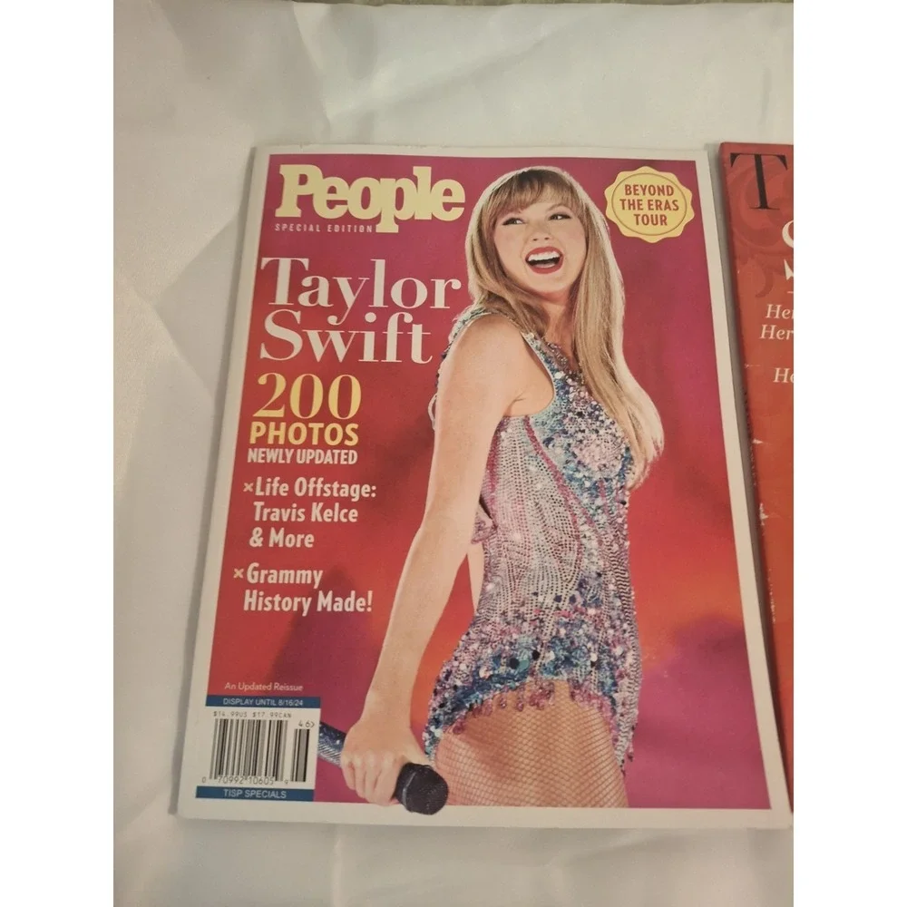 Taylor Swift Magazine Lot Of 3 People Travis Kelce 200 Photos Life Offstage